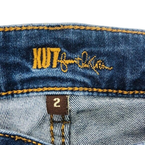 Kut From The Kloth Catherine Boyfriend Jeans Women's Size 2 Medium Wash Denim - Picture 10 of 10